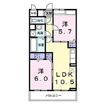 兵庫県尼崎市御園１丁目（賃貸アパート2LDK・2階・51.45㎡） その2