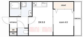 兵庫県尼崎市東難波町５丁目（賃貸マンション1DK・2階・30.13㎡） その2