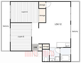 兵庫県伊丹市西野３丁目（賃貸マンション2LDK・4階・49.47㎡） その2