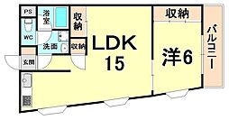 間取図画像 1LDK