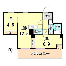 ウィステリア神戸湊川 4階/402