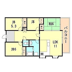 間取図画像 4LDK