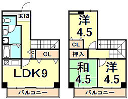 間取図画像 3LDK