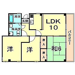 間取図画像 3LDK