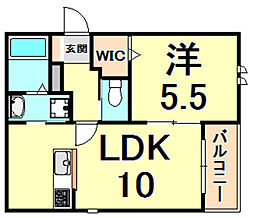 間取図画像 1LDK
