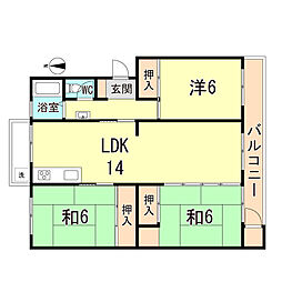 間取図画像 3LDK