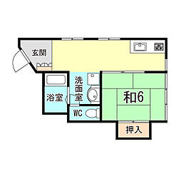 間取図画像 1DK