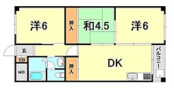 間取図画像 3DK