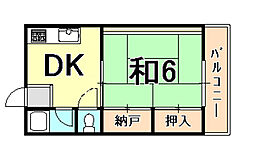 間取図画像 1DK