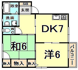 ドミール伏原 2階