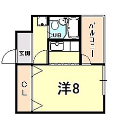 間取図画像 ワンルーム