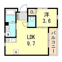 間取図画像 1LDK