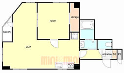 間取図画像 1LDK