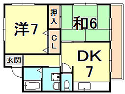 松本ハイツ 1階