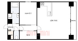 間取図画像 1SLDK