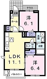 舞子坂ヒルズII 1階/104