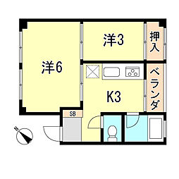 マンション平和 1階/105