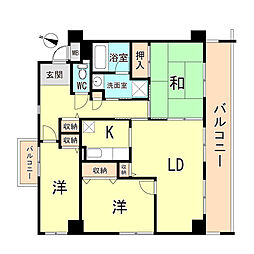 間取図画像 3LDK