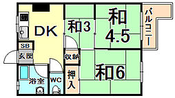 間取図画像 3DK