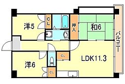 間取図画像 3LDK