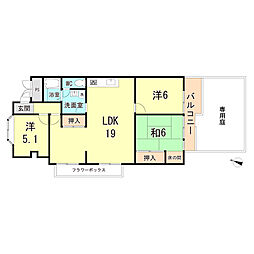 間取図画像 3LDK