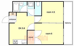毛利マンション 2階