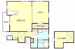 プチシャンブル花川 1階