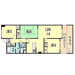 間取図画像 3LDK