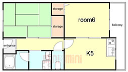 中道グリーンハイツ 2階/203