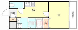 間取図画像 1DK