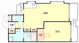 間取図画像 1LDK