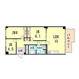 間取図画像 3LDK