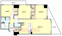 Ｂｒｉｌｌｉａ　西宮北口　Ｔｈｅ　Ｒｅｓｉｄｅｎｃｅ 4階/403