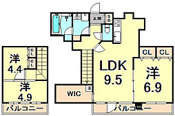 間取図画像 3LDK