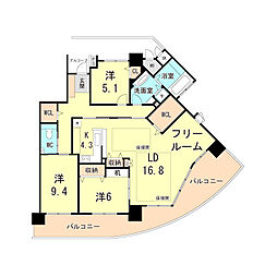 間取図画像 3LDK