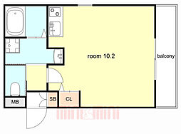 間取図画像 ワンルーム