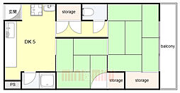 ヴィラ東伊丹 3階/305