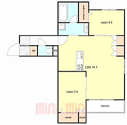 La vita西宮北口 4階/405