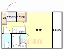 ルーミングイン千舟 4階