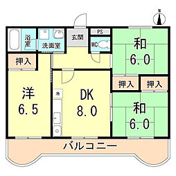 第2稲野マンション 2階/202