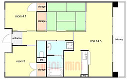 県住:尼崎杭瀬住宅 6号棟 5階