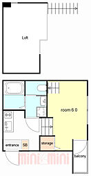 ハーモニーテラス花川III 2階