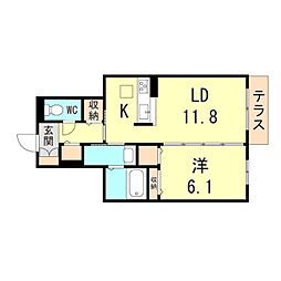 ベル タレイア 1階/102
