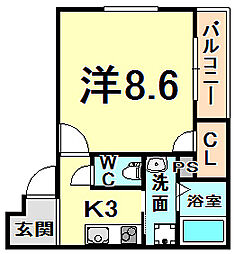 ＯＮＬＹＯＮＥ塚口II番館 3階