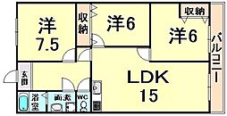 シャトー塚口　Ｃ棟 4階