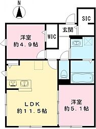 ユアメゾン 富松 1階/102