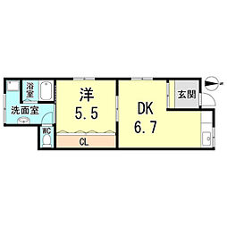 猪名寺1丁目貸家