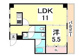 フロントリバー東難波 4階/402