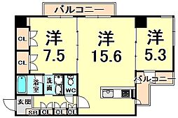グリーンコートARAMAKI 2階