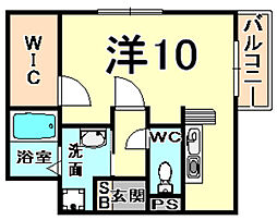 ラフィーネ伊丹II 2階